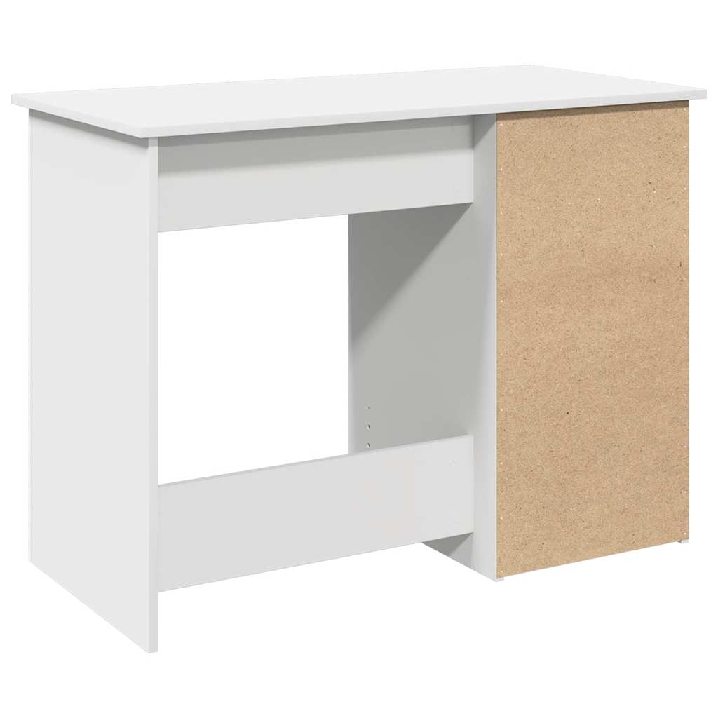 Bureau blanc 102x50x75 cm bois d'ingénierie - XIOS
