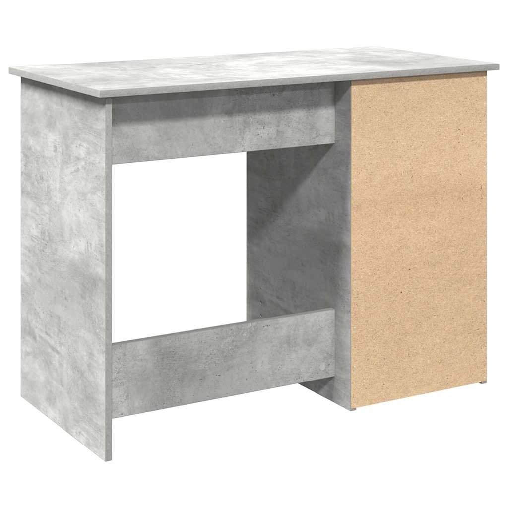 Bureau gris béton 102x50x75 cm bois d'ingénierie - XIOS