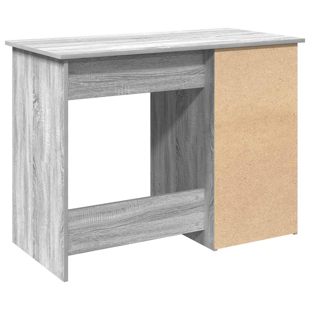 Bureau sonoma gris 102x50x75 cm bois d'ingénierie - XIOS
