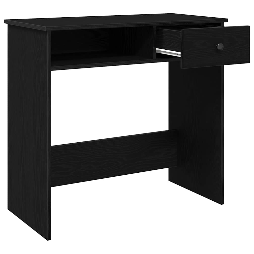 Bureau Noir 80x40x75 cm Aggloméré - XIOS