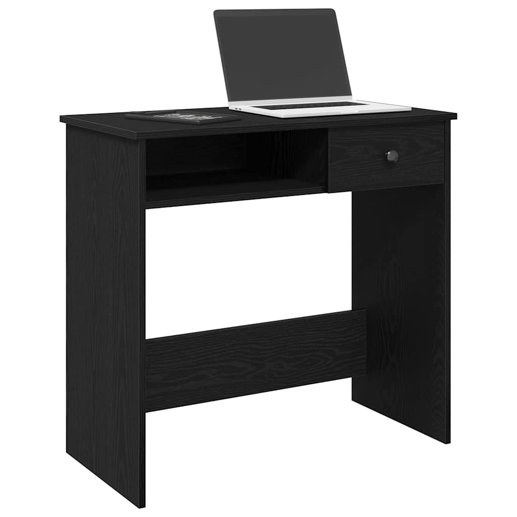 Bureau Noir 80x40x75 cm Aggloméré - XIOS