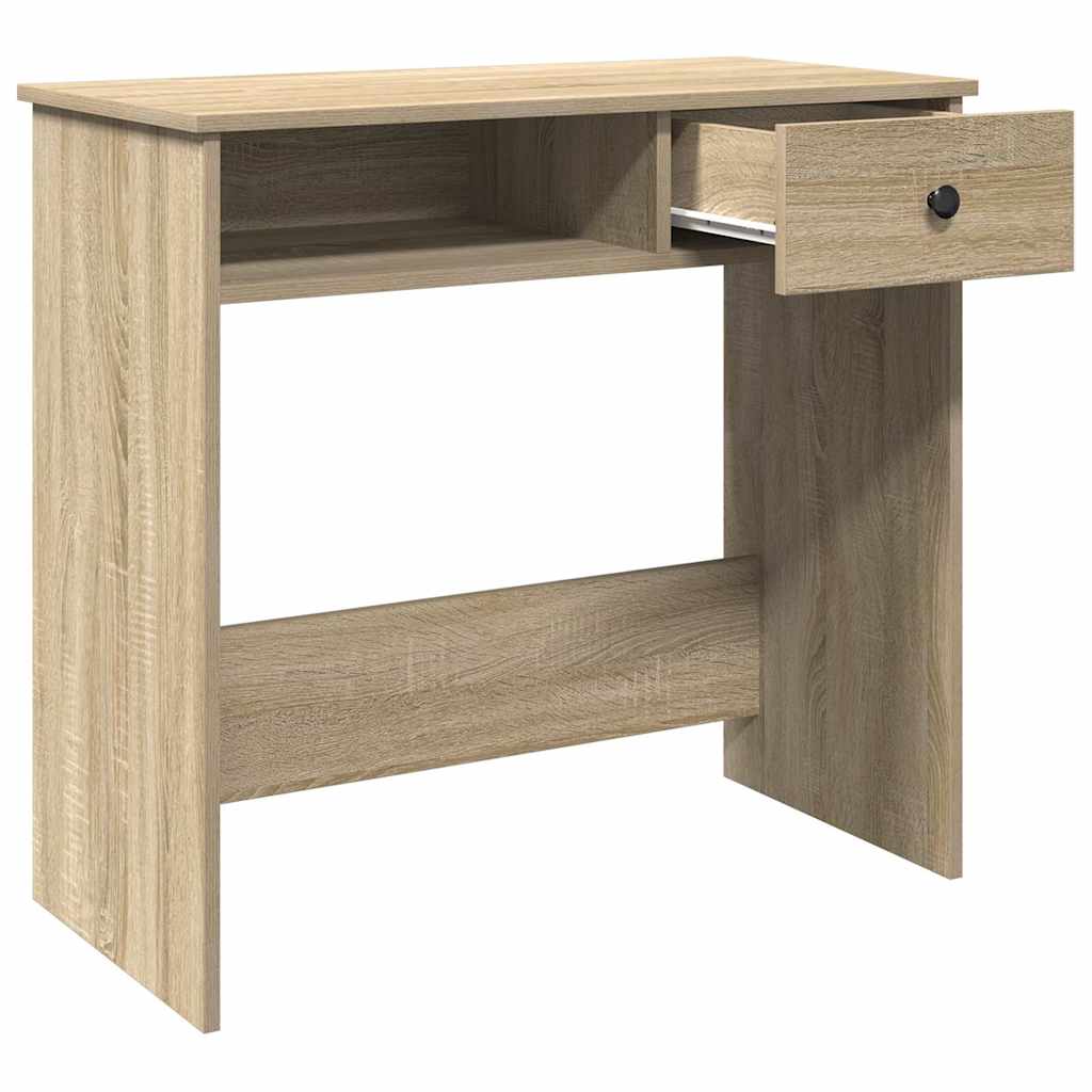 Bureau Chêne Sonoma 80x40x75 cm Aggloméré - XIOS