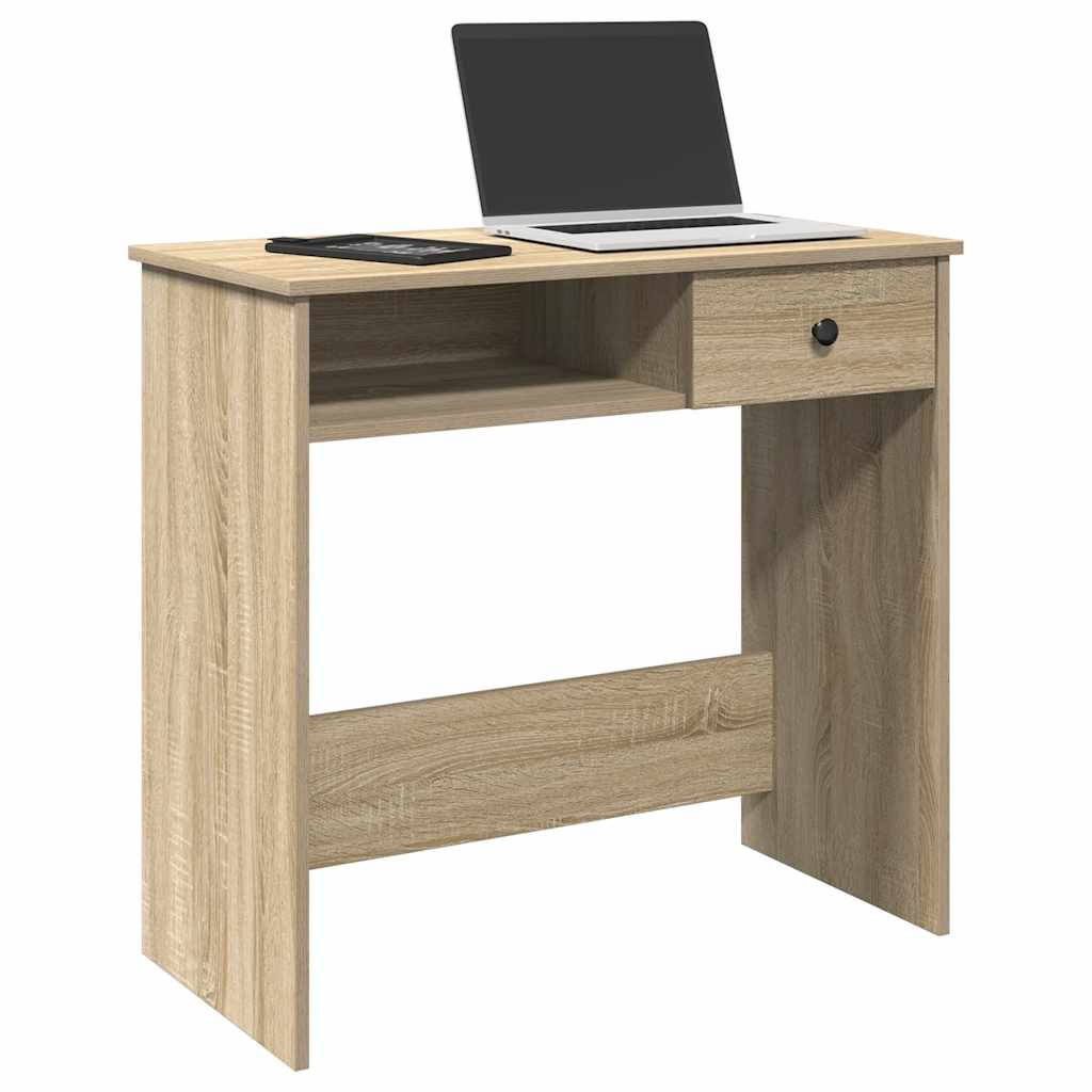 Bureau Chêne Sonoma 80x40x75 cm Aggloméré - XIOS