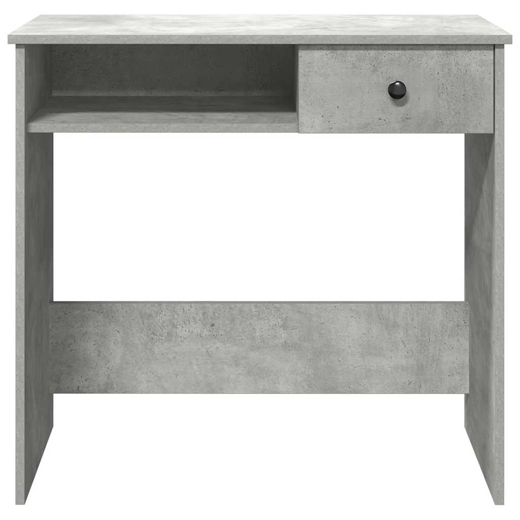 Bureau Gris béton 80x40x75 cm Aggloméré - XIOS