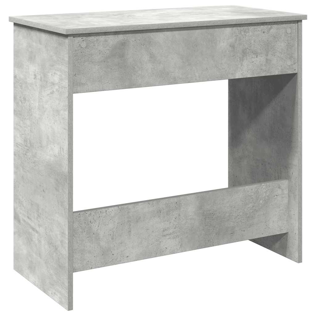Bureau Gris béton 80x40x75 cm Aggloméré - XIOS