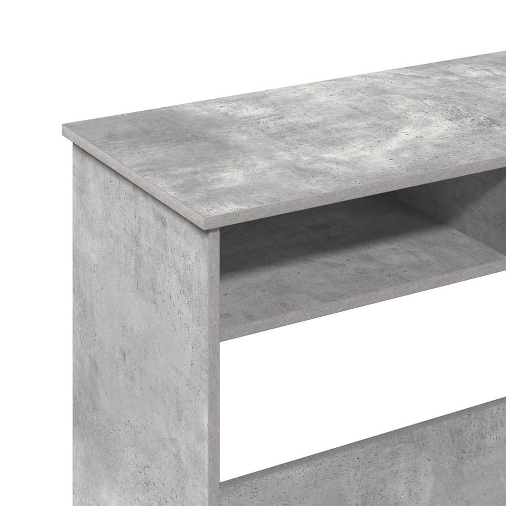 Bureau Gris béton 80x40x75 cm Aggloméré - XIOS