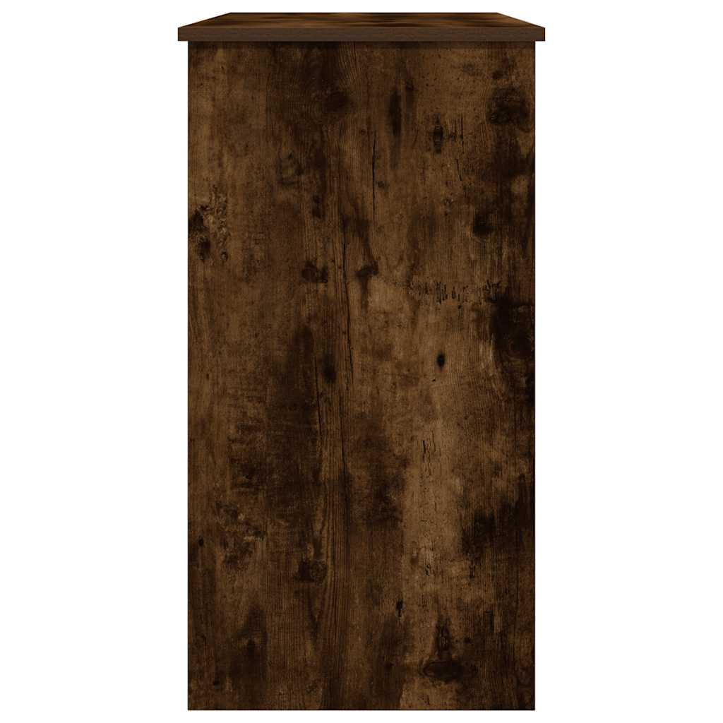 Bureau chêne fumé 80x40x75 cm bois d'ingénierie - XIOS