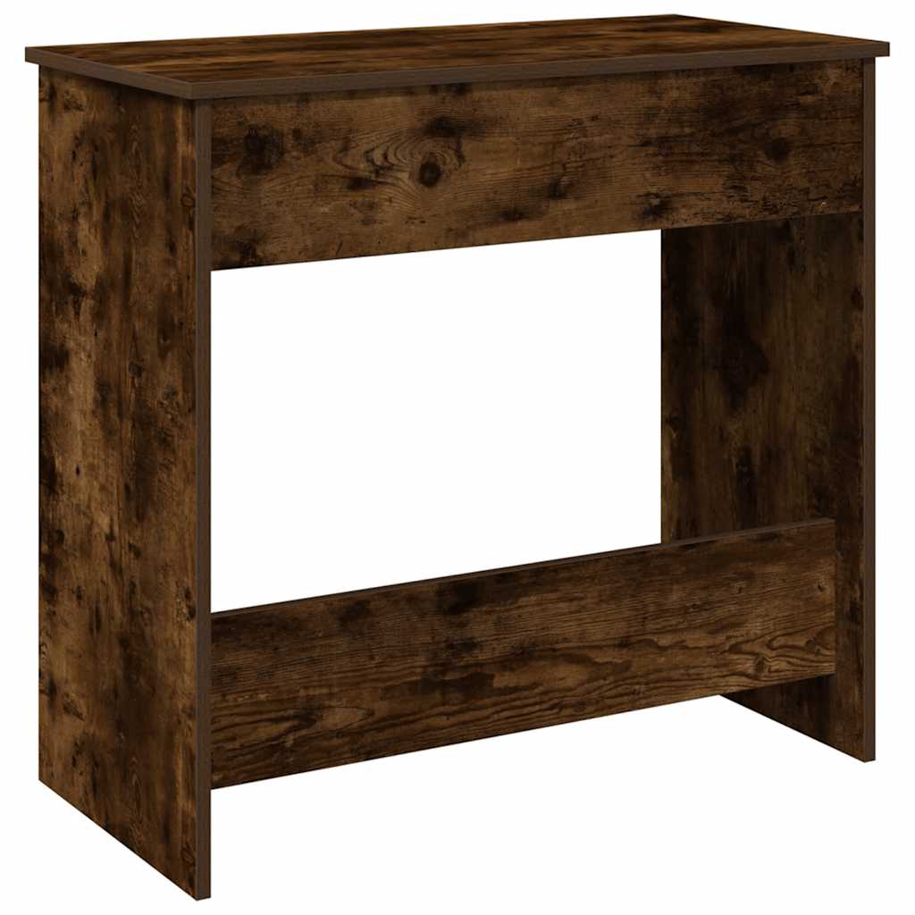 Bureau chêne fumé 80x40x75 cm bois d'ingénierie - XIOS