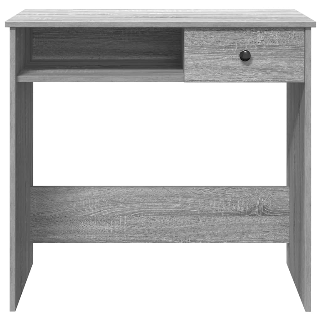 Bureau sonoma gris 80x40x75 cm bois d'ingénierie - XIOS