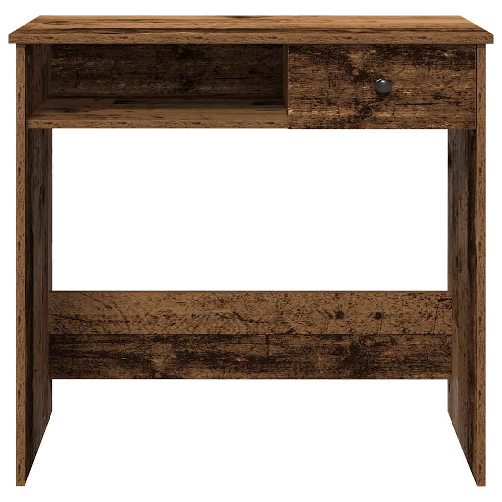 Bureau style vieux bois 80x40x75 cm bois d'ingénierie - XIOS