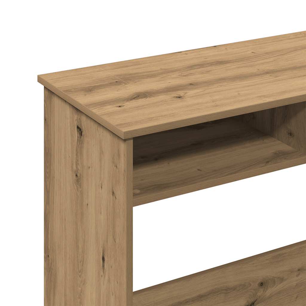 Bureau chêne artisanal 80x40x75 cm bois d'ingénierie - XIOS