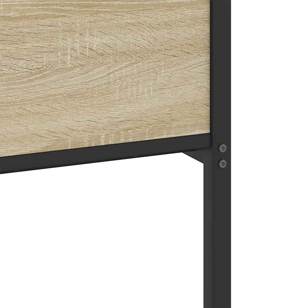 Cadre de lit en métal sans matelas chêne sonoma 200x200 cm - XIOS