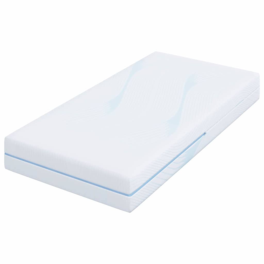 Matelas Blanc 80 x 160 cm Tissu jacquard - XIOS