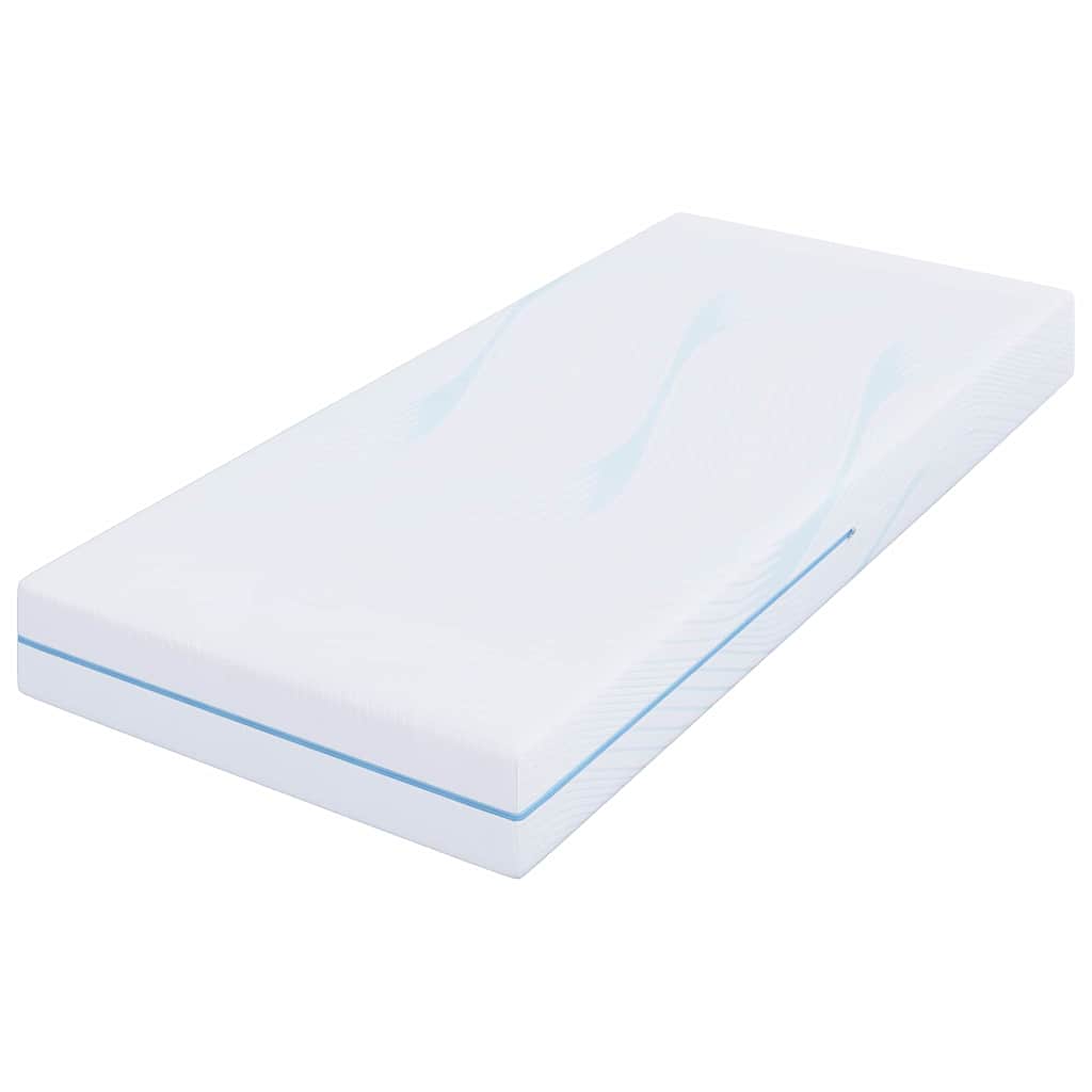 Matelas Blanc 80 x 200 cm Tissu jacquard - XIOS