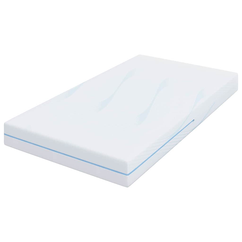 Matelas Blanc 120 x 200 cm Tissu jacquard - XIOS