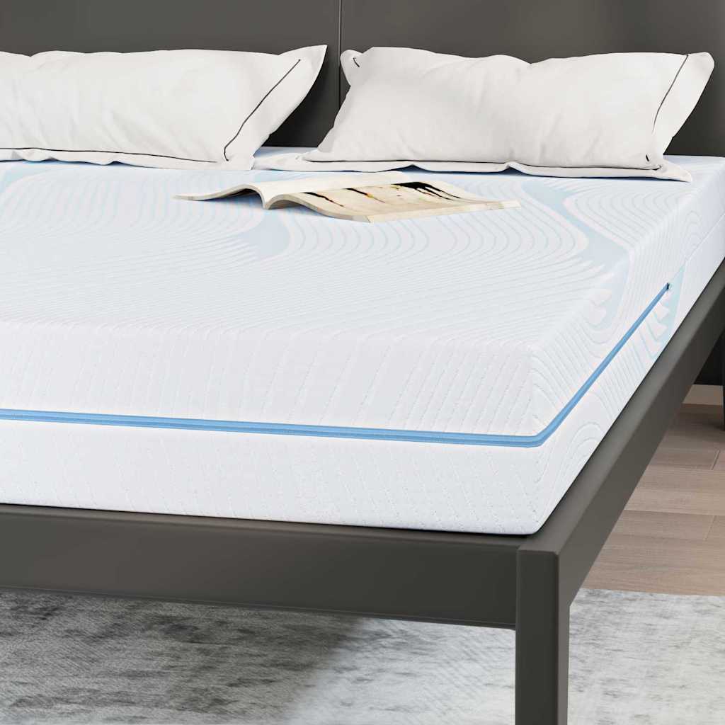 Matelas Moyennement ferme 140 x 200 cm Blanc - XIOS