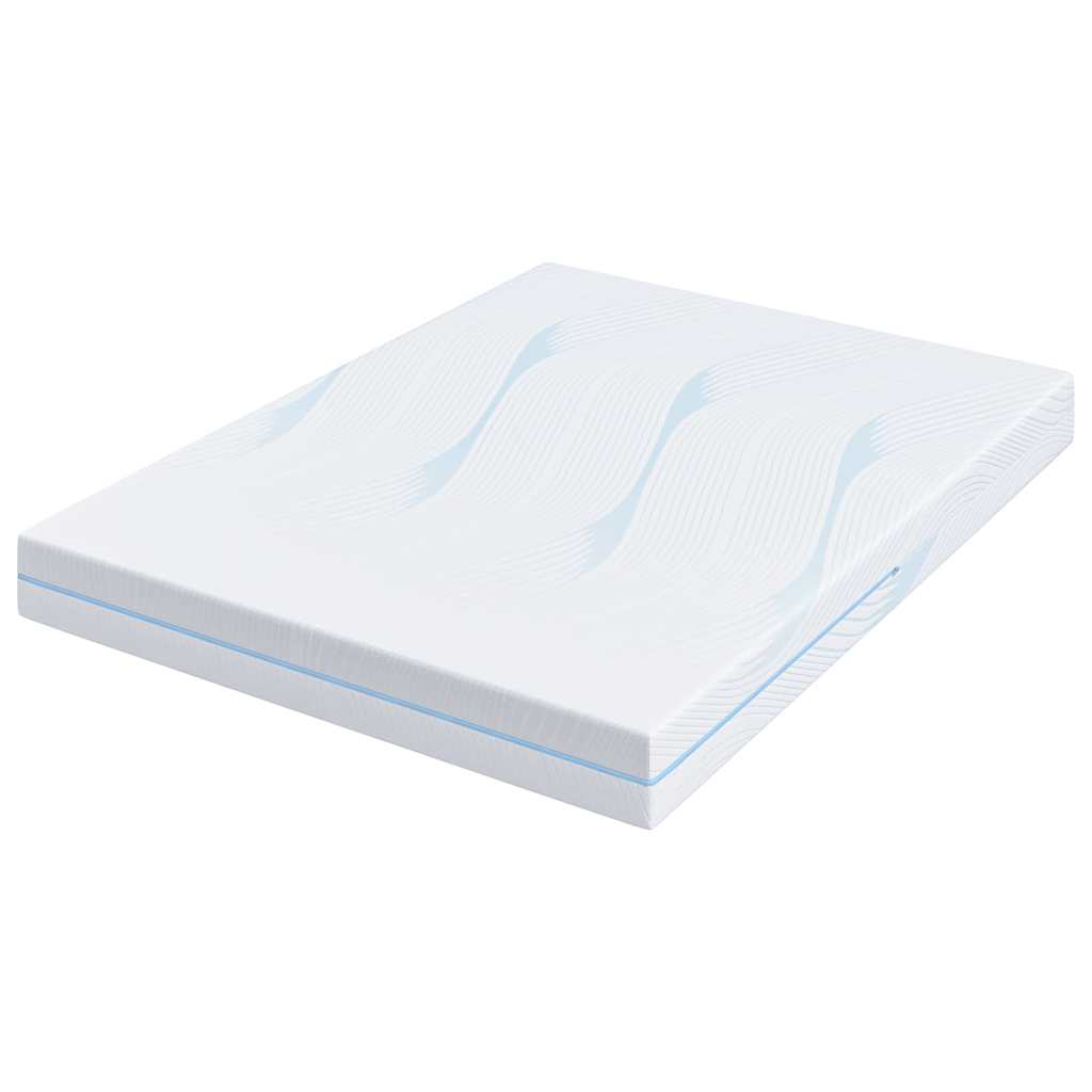 Matelas Moyennement ferme 140 x 200 cm Blanc - XIOS