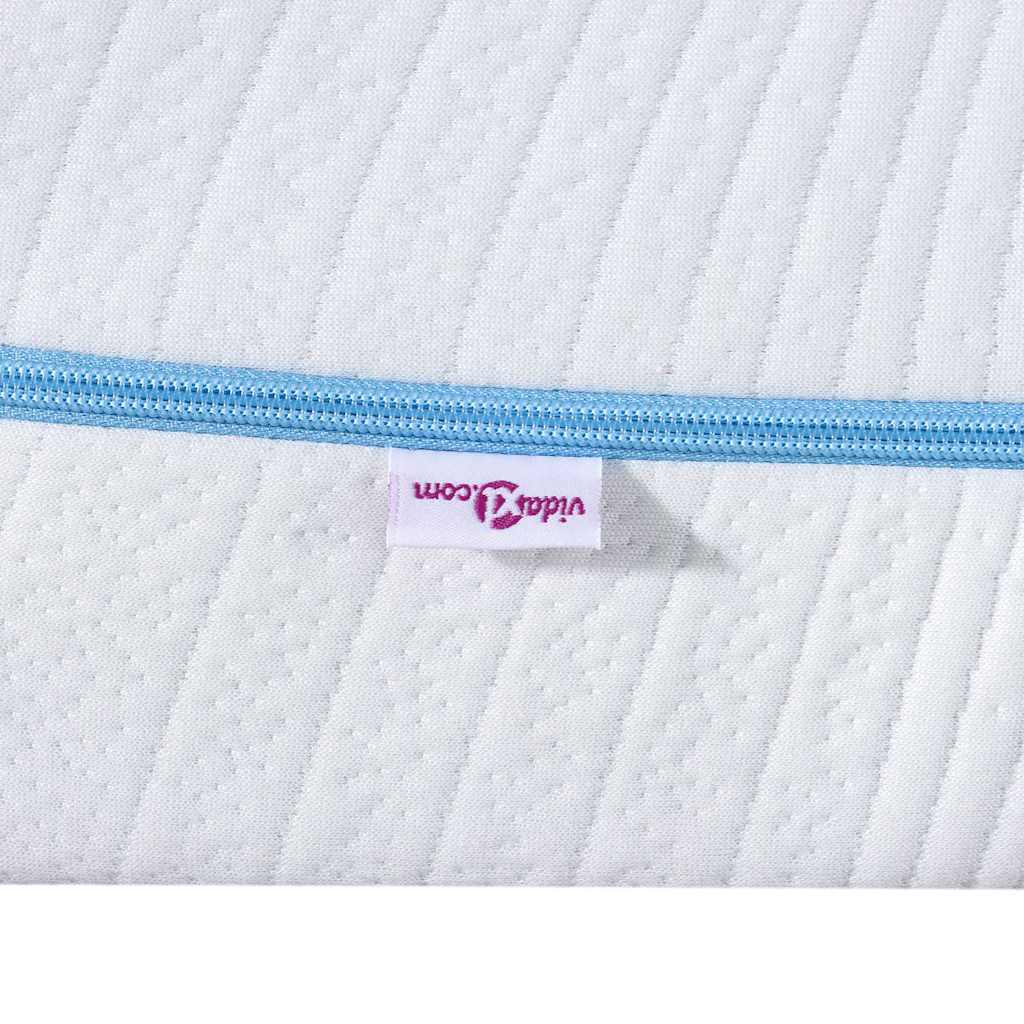Matelas Moyennement ferme 180 x 200 cm Blanc