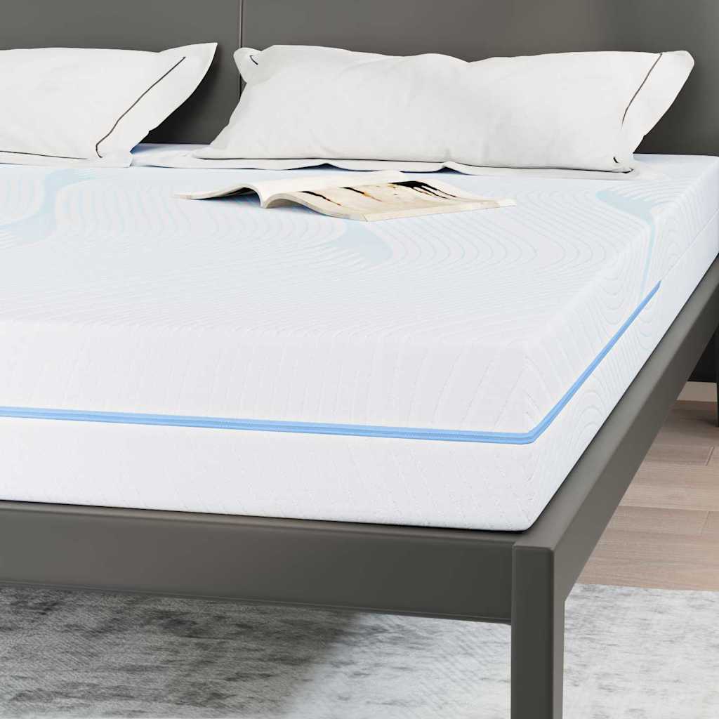 Matelas Moyennement ferme 180 x 200 cm Blanc