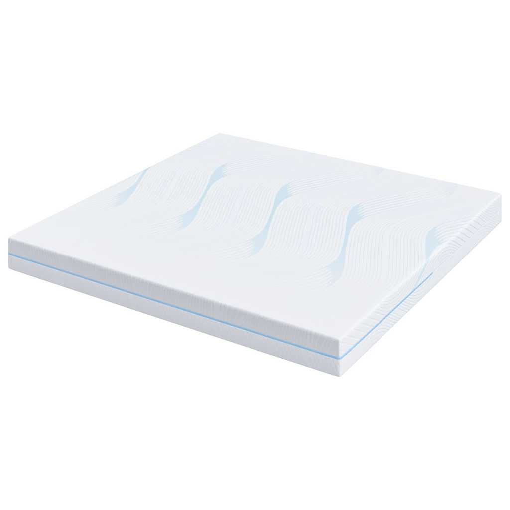 Matelas Moyennement ferme 180 x 200 cm Blanc