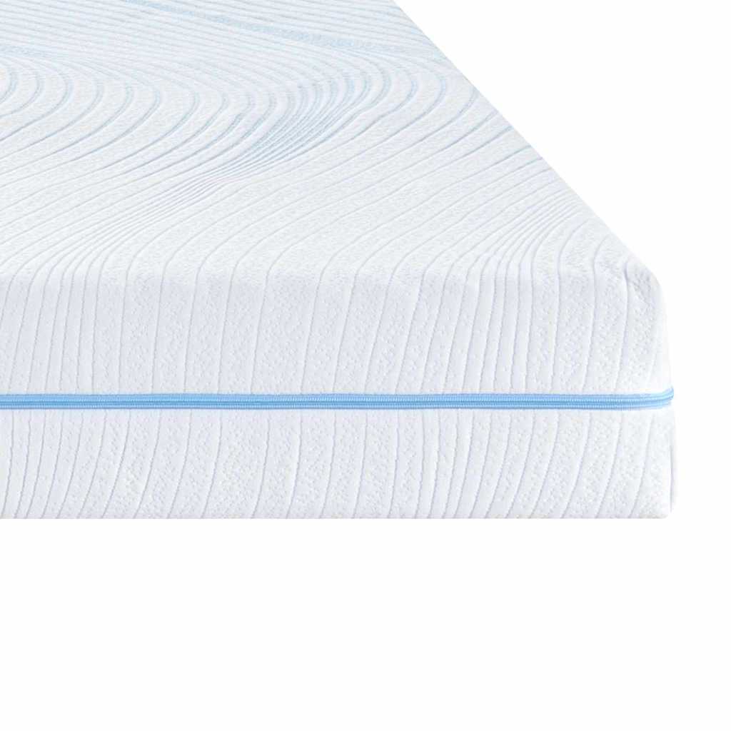 Matelas Moyennement ferme 180 x 200 cm Blanc