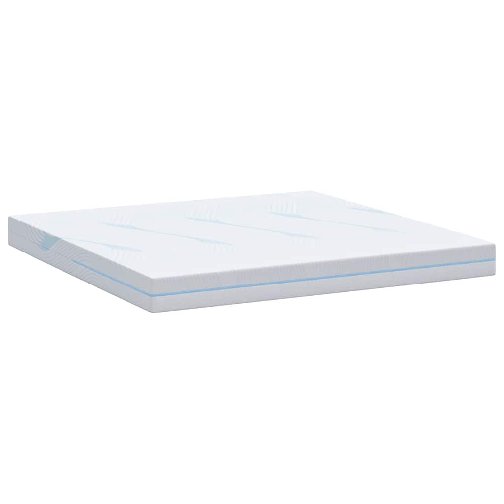 Matelas Blanc 200 x 200 cm Mousse - XIOS