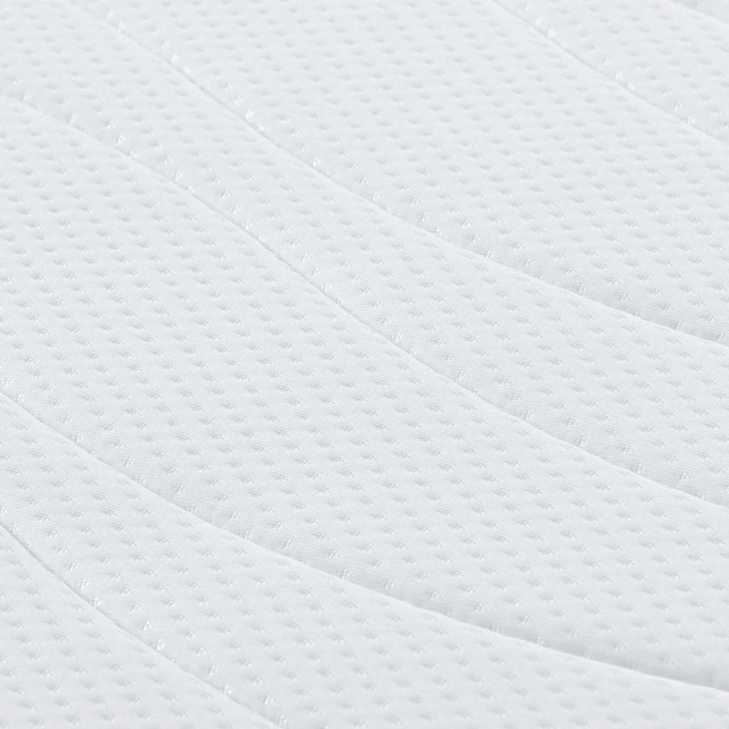 Matelas Blanc 80 x 160 cm Tissu jacquard - XIOS