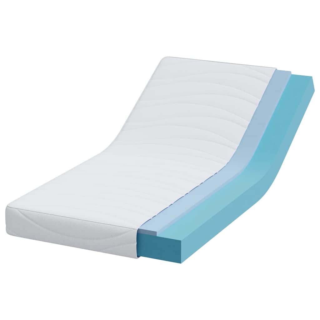 Matelas Blanc 80 x 160 cm Tissu jacquard - XIOS