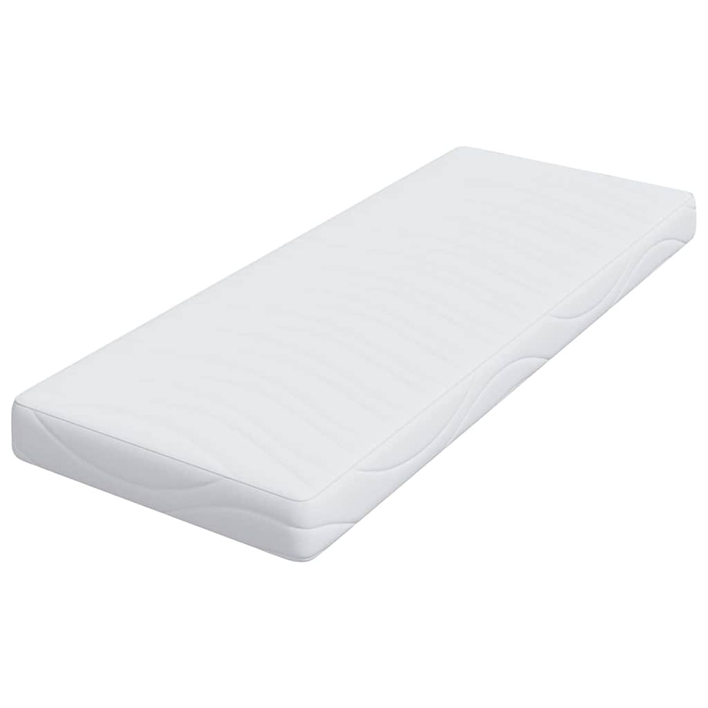 Matelas Blanc 80 x 200 cm Tissu jacquard - XIOS