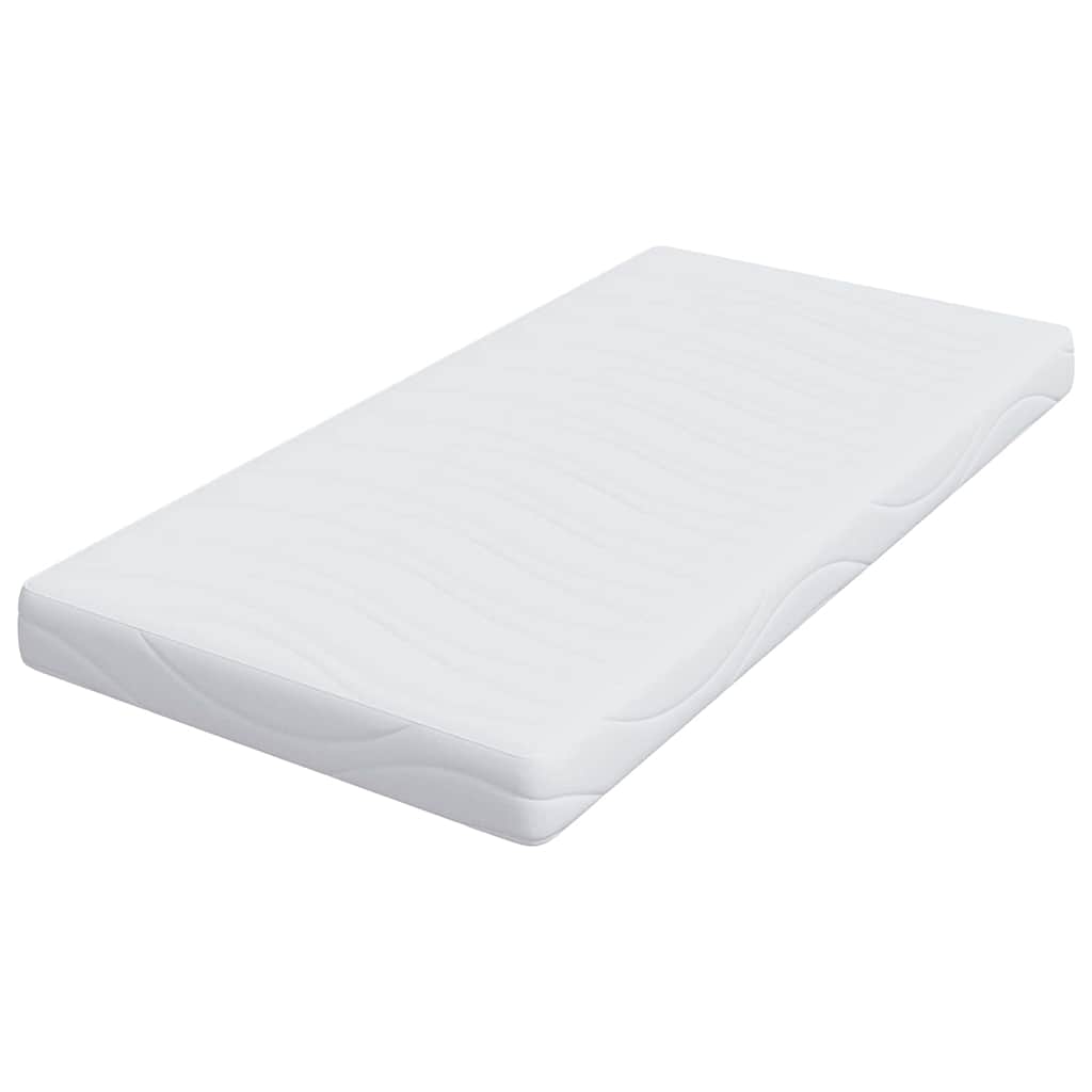 Matelas Blanc 120 x 200 cm Tissu jacquard - XIOS