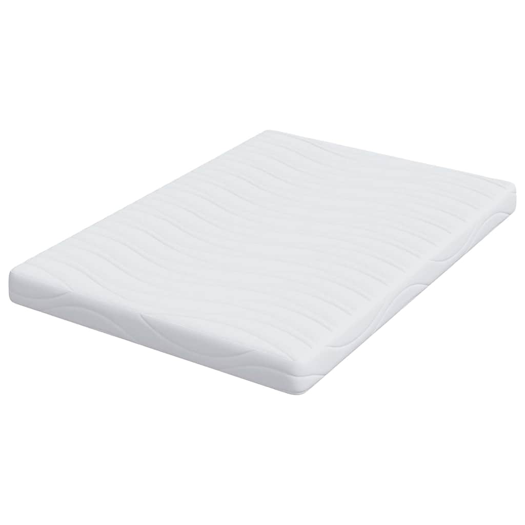 Matelas Blanc 140 x 190 cm Tissu jacquard - XIOS
