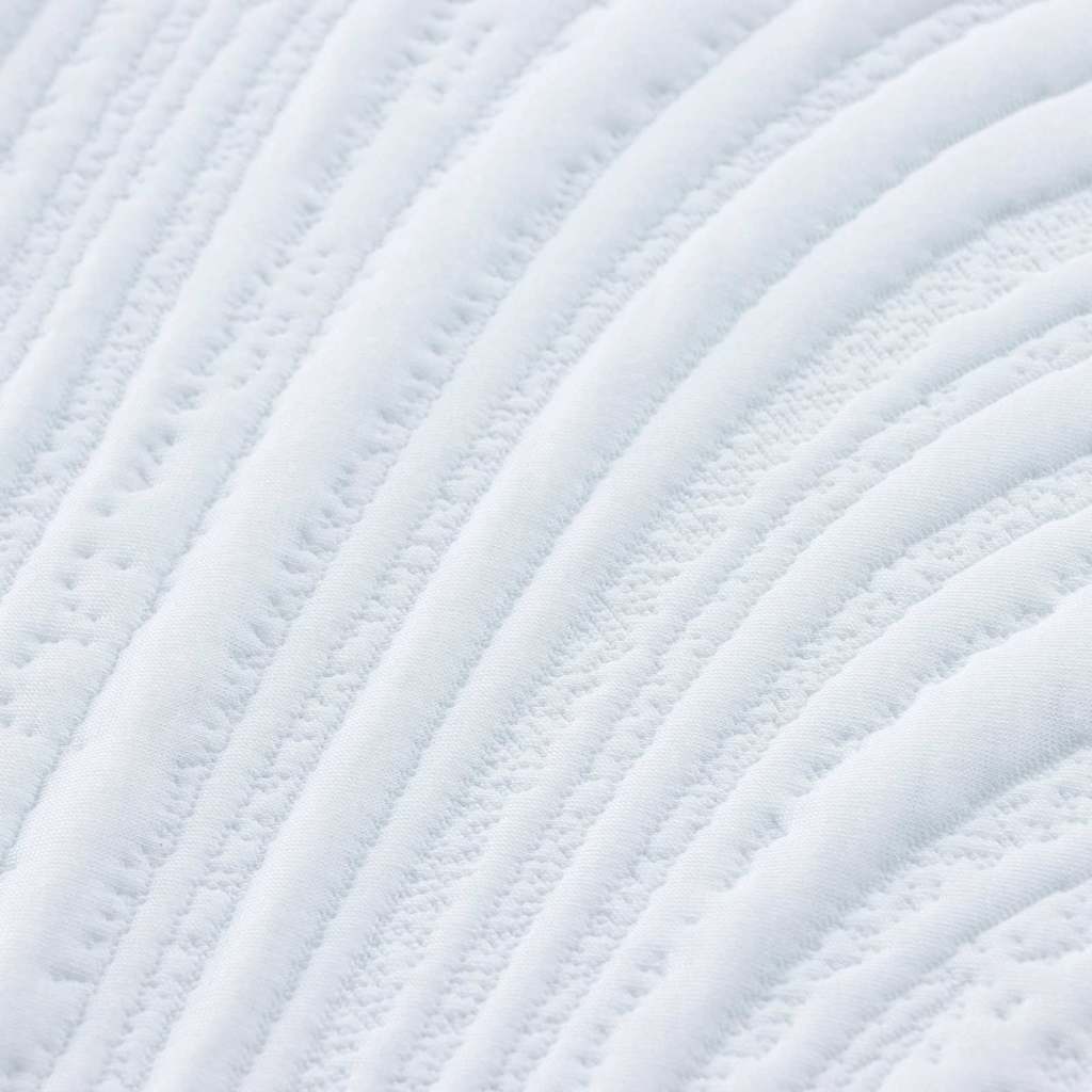 Matelas Blanc et Noir 200 x 200 cm Tissu jacquard