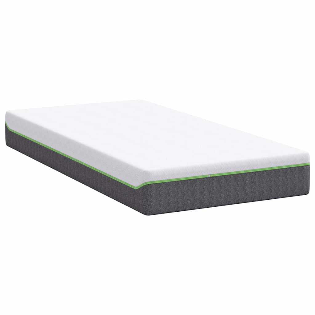 Matelas Blanc et Gris 100 x 200 cm Ressort ensaché - XIOS