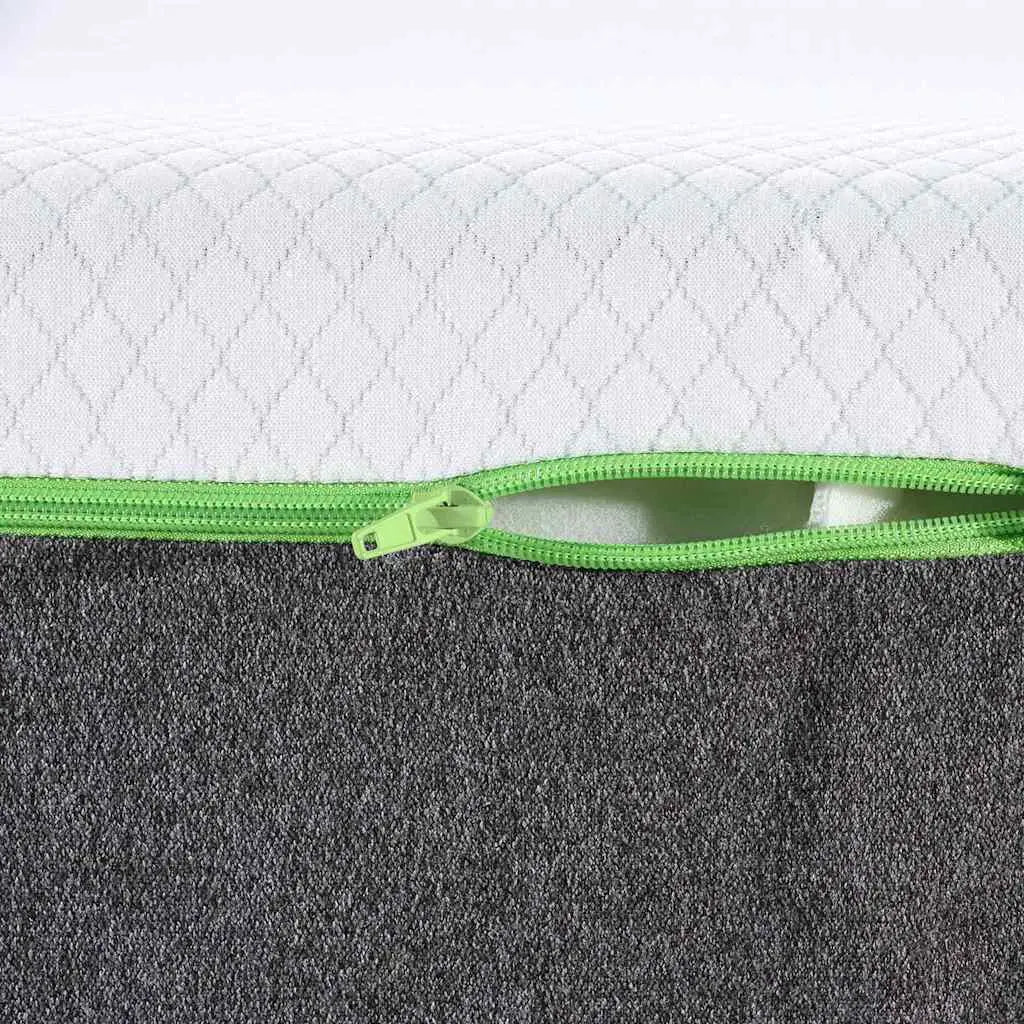 Matelas Moyennement doux 120 x 200 cm Blanc et Gris - XIOS