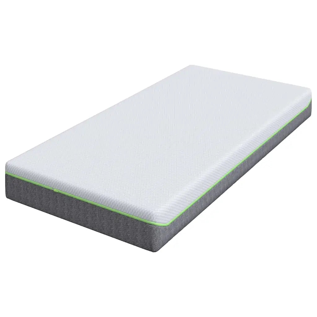 Matelas Moyennement doux 120 x 200 cm Blanc et Gris - XIOS
