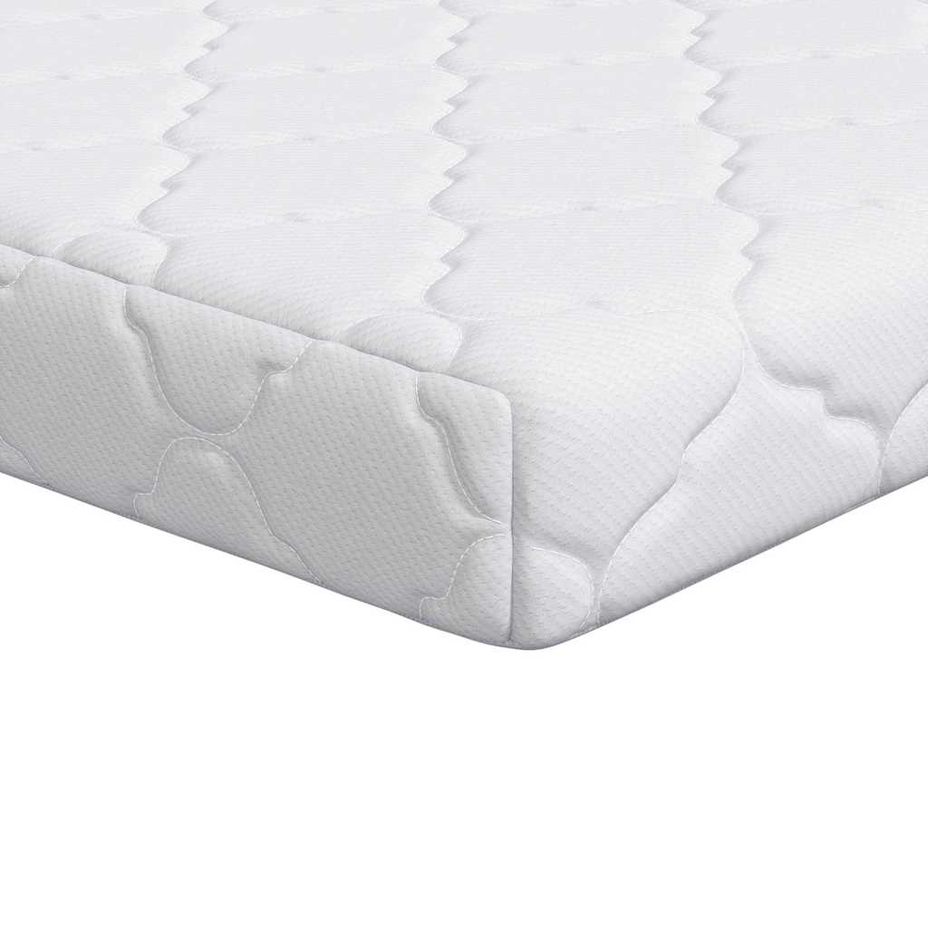Matelas Blanc 80 x 160 cm Tissu jacquard - XIOS