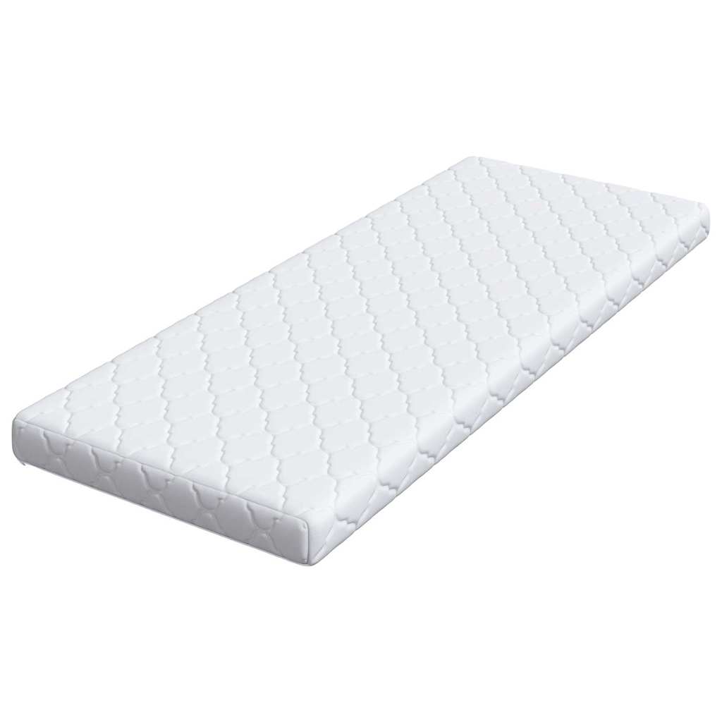 Matelas avec Couche de Coco Blanc 160 x 80 cm Mousse PU - XIOS