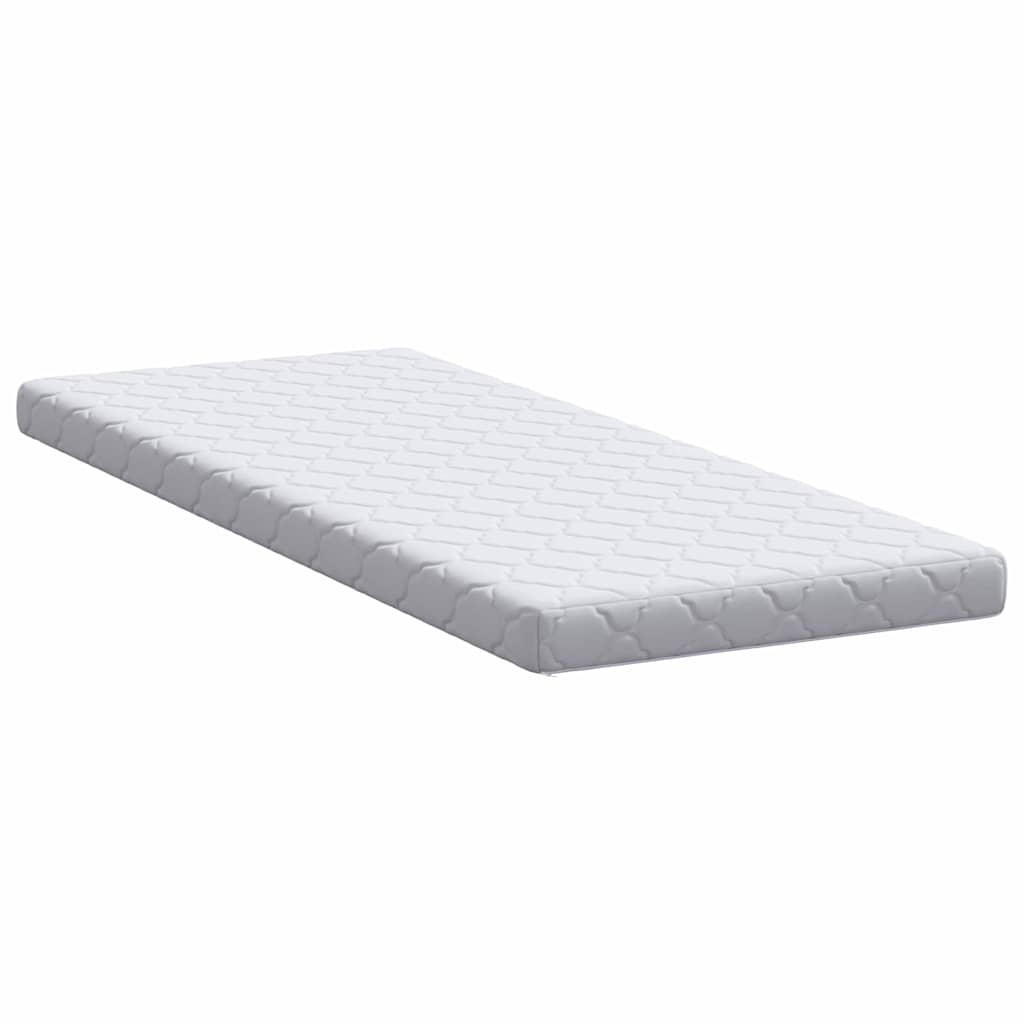 Matelas Blanc 70 x 200 cm Tissu jacquard - XIOS