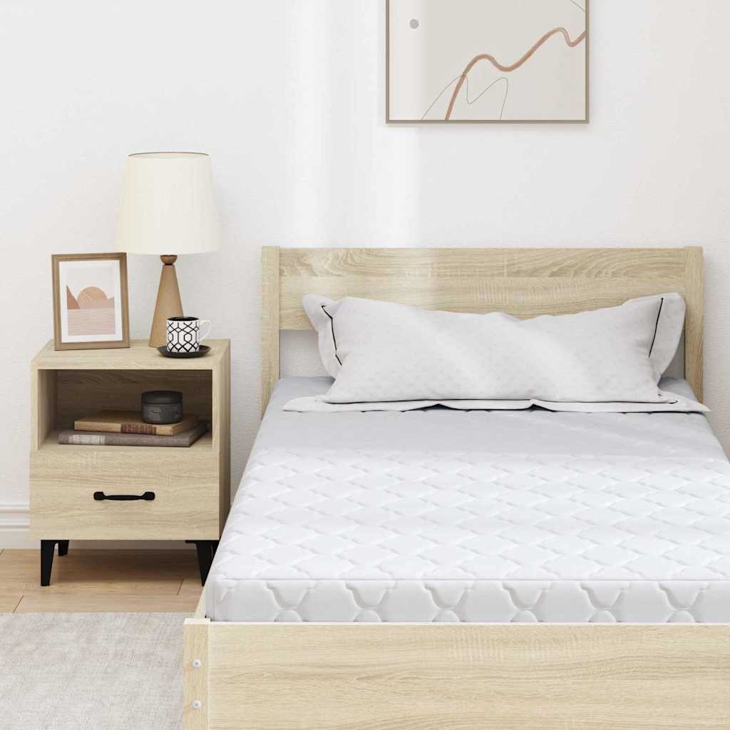 Matelas avec Couche de Coco Blanc 200 x 120 cm Mousse PU - XIOS