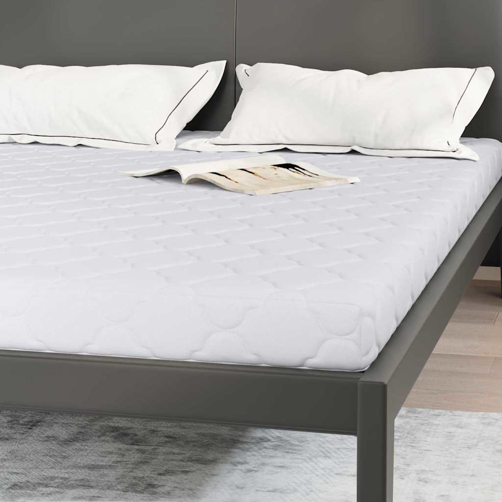 Matelas avec Couche de Coco Blanc 190 x 140 cm Mousse PU - XIOS