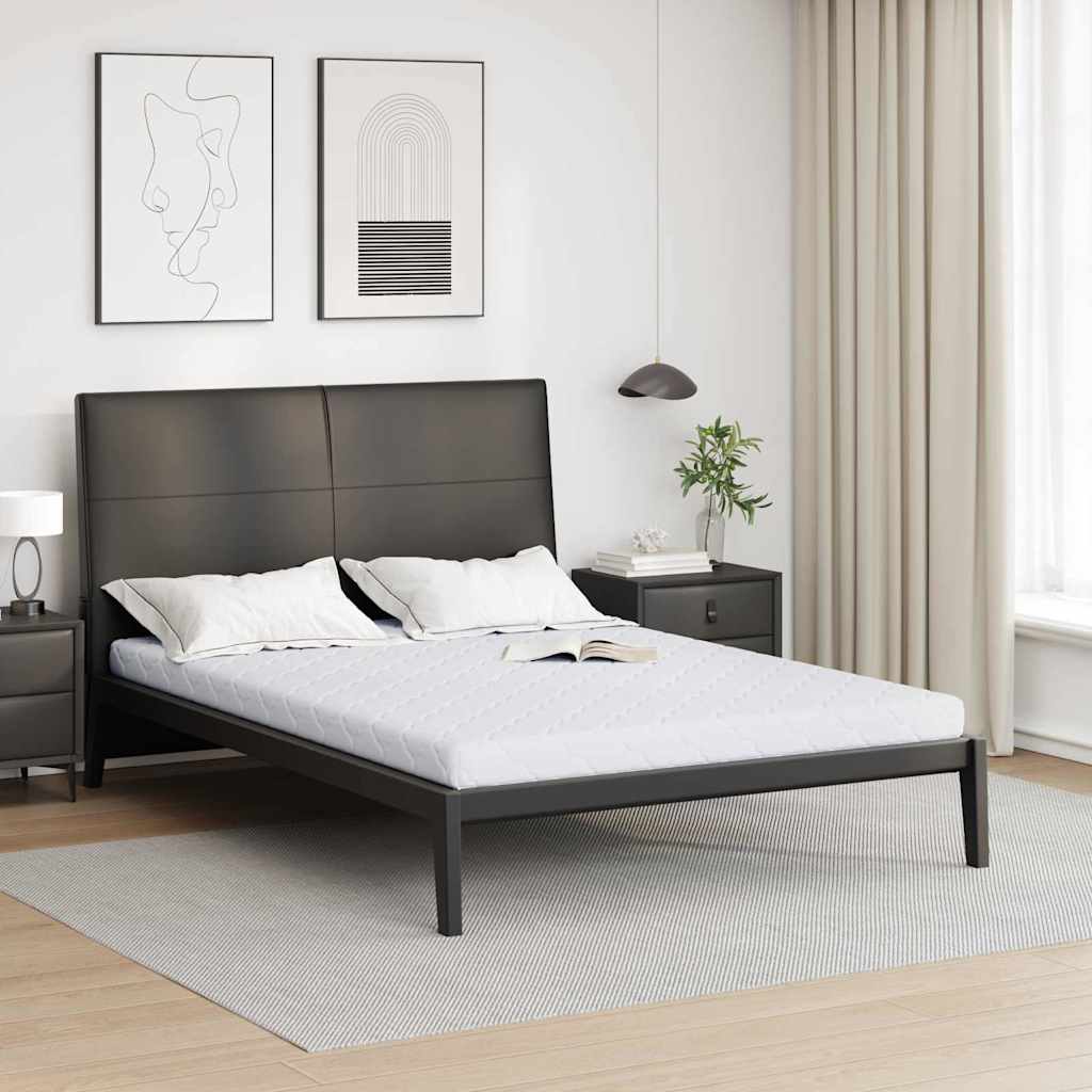 Matelas Moyennement ferme 140 x 190 cm Blanc