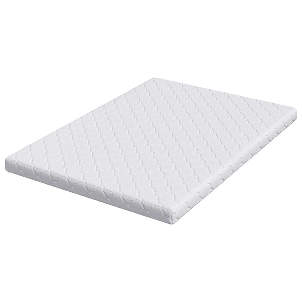 Matelas avec Couche de Coco Blanc 190 x 140 cm Mousse PU - XIOS