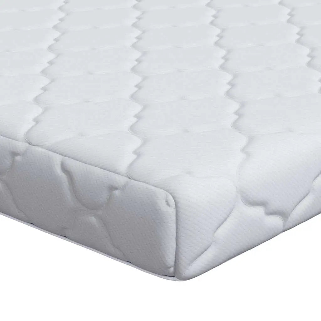 Matelas Blanc 180 x 200 cm Tissu jacquard - XIOS