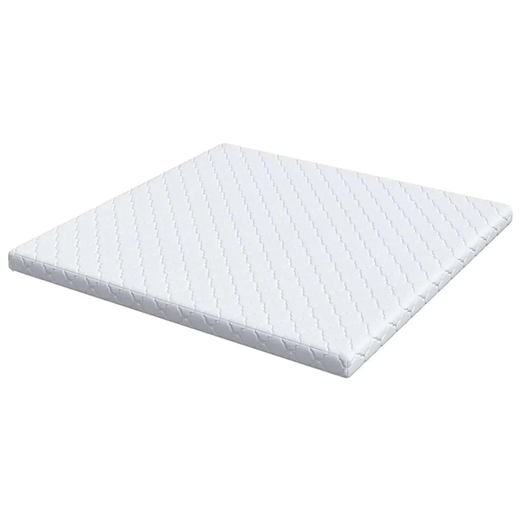 Matelas Blanc 180 x 200 cm Tissu jacquard - XIOS