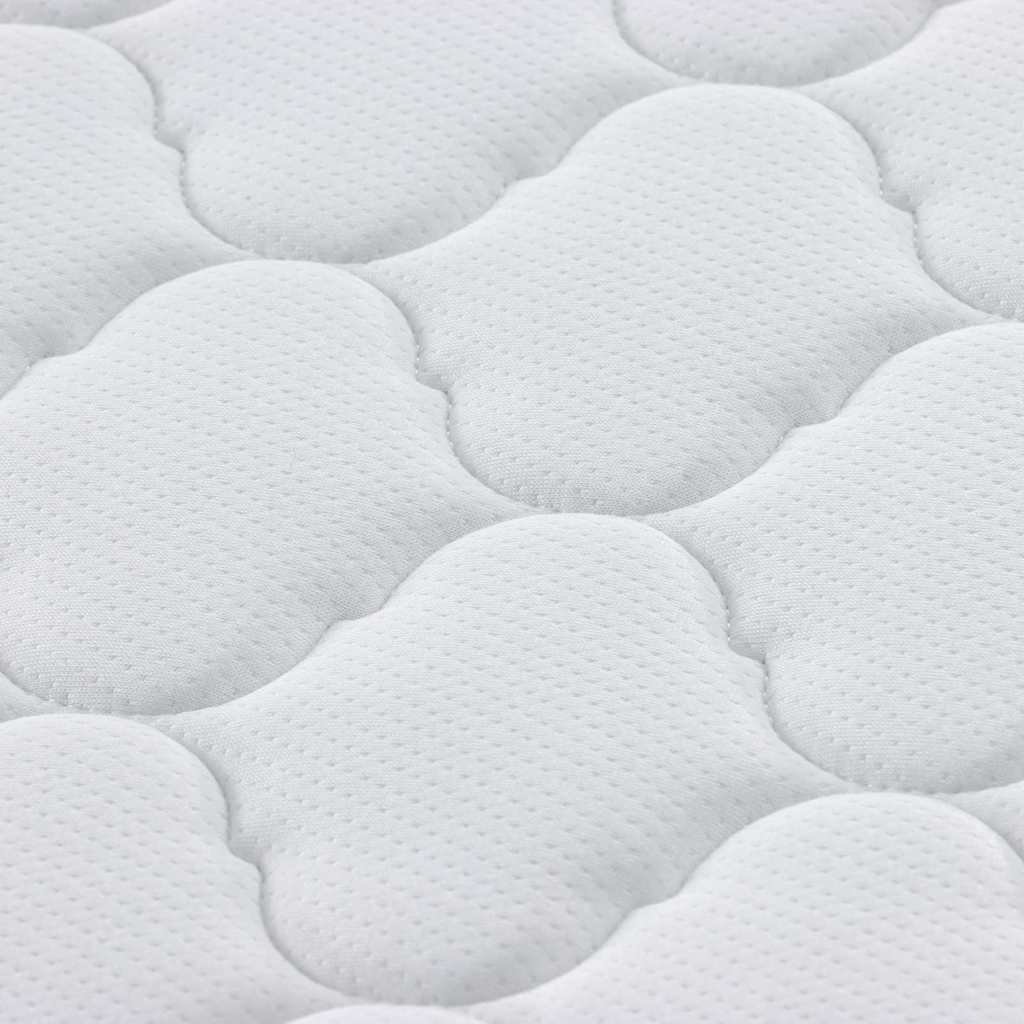 Matelas Blanc 200 x 200 cm Tissu jacquard - XIOS