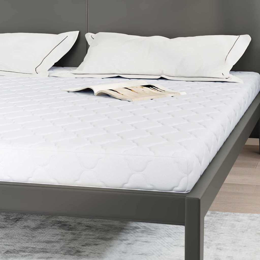 Matelas Blanc 200 x 200 cm Tissu jacquard - XIOS