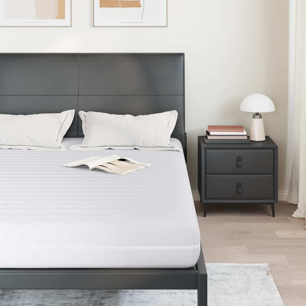 Matelas Blanc 140 x 190 cm Ressort ensaché - XIOS