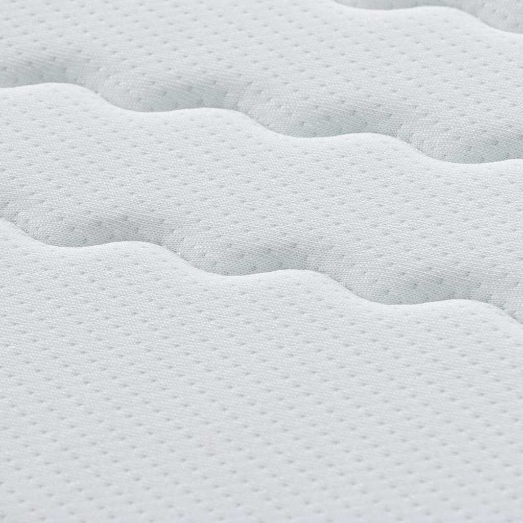 Matelas 2 pc Moyennement doux 70 x 190 cm Blanc et Gris