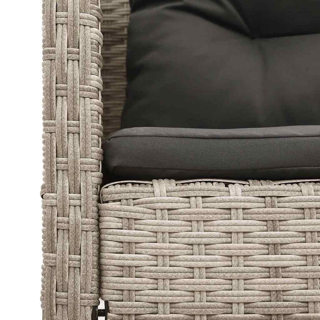 Ensemble de canapé de jardin 6 pcs Gris clair et gris foncé - XIOS