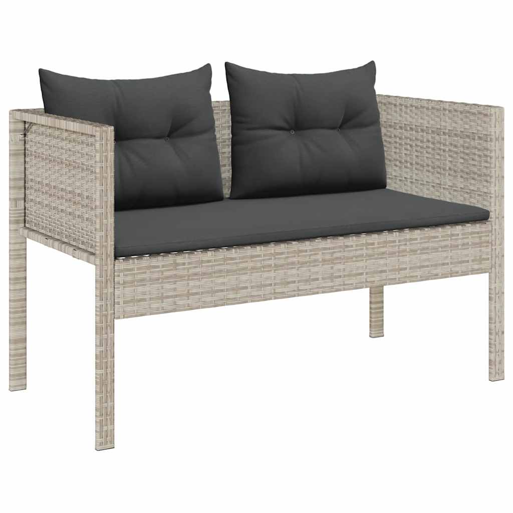 Ensemble de canapé de jardin 6 pcs Gris clair et gris foncé - XIOS
